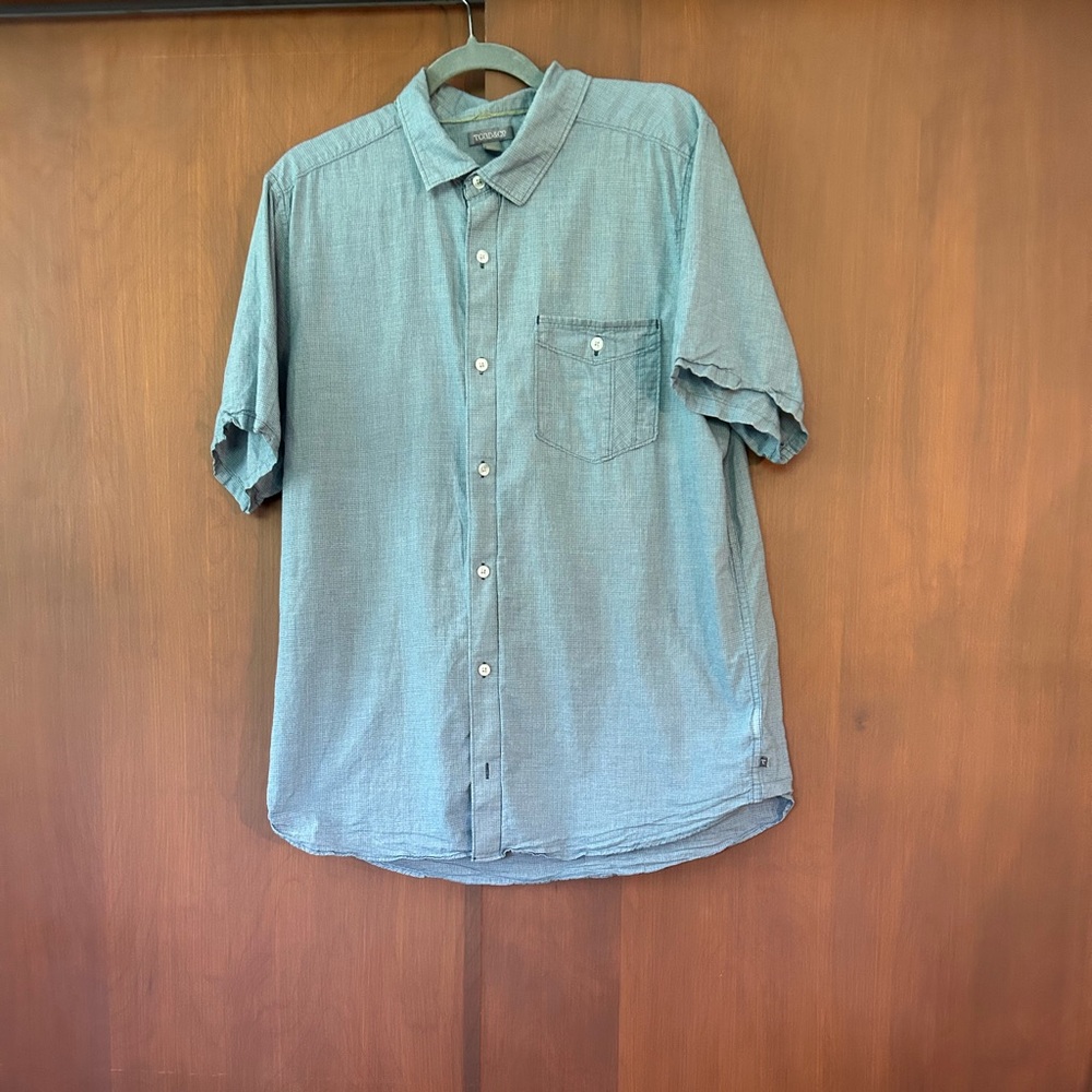 Men's Toad&Co Blue Short Sleeve Shirt